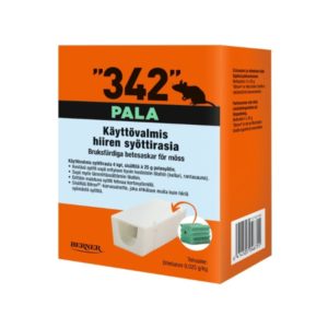 342 syöttirasia 2kpl + 50g palasyötti