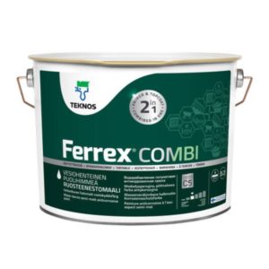 Ferrex Combi Ruosteenestomaali Musta 10l