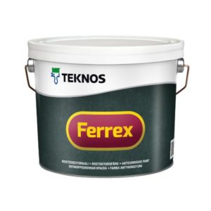 Teknos Ferrex musta ruosteenestomaali