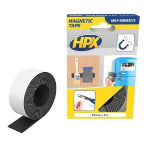 HPX Magneettiteippi 25mm x 2m musta