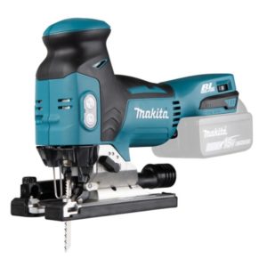 Makita DJV181Z – kolmiasentoinen heiluritoiminto ja terän pikakiinnitys.