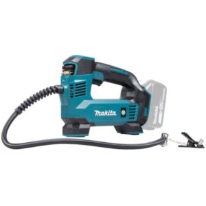 Makita DMP180Z on kompakti ja kätevä ilmapumppu, joka soveltuu monipuolisesti autojen ja polkupyörien renkaiden sekä pallojen täyttämiseen.