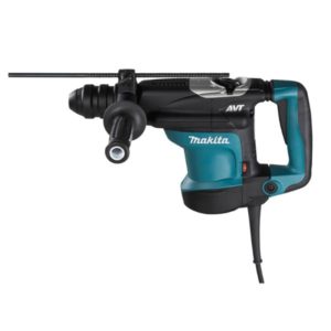 Makita PoravasaraHR3210FCT 850 W • SDS-PLUS • 32 mm • 4,9 JTärinävaimennettu raskaaseen ammattikäyttöön soveltuva kolmetoiminen poravasara vaihtoistukalla