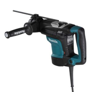 Makita PoravasaraHR3210FCT 850 W • SDS-PLUS • 32 mm • 4,9 JTärinävaimennettu raskaaseen ammattikäyttöön soveltuva kolmetoiminen poravasara vaihtoistukalla