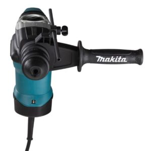 Makita PoravasaraHR3210FCT 850 W • SDS-PLUS • 32 mm • 4,9 JTärinävaimennettu raskaaseen ammattikäyttöön soveltuva kolmetoiminen poravasara vaihtoistukalla