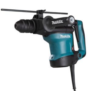 Makita PoravasaraHR3210FCT 850 W • SDS-PLUS • 32 mm • 4,9 JTärinävaimennettu raskaaseen ammattikäyttöön soveltuva kolmetoiminen poravasara vaihtoistukalla