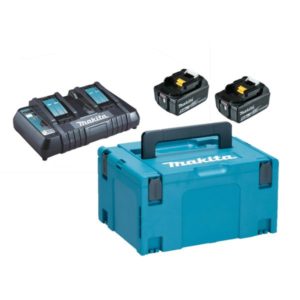 Makita PowerPack LXT® – 18V akkupaketti kahdella 5,0Ah akulla ja kaksoislaturilla