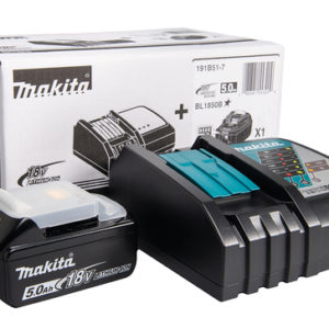 Makita Powerpack pikalaturi + 5,0ah akku 18v