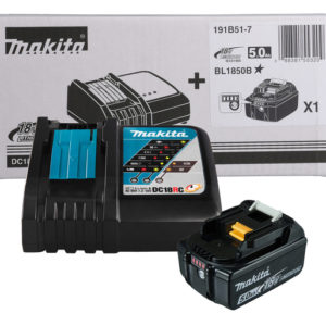 Makita Powerpack pikalaturi + 5,0ah akku 18v