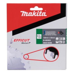 Makita Pyörösahanterä 136mm Z-30 – EFFICUT-terä metallin sahaamiseen B-69303