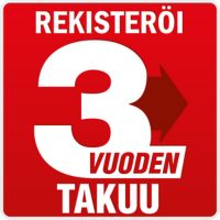 Makita koneille 3-vuoden takuu