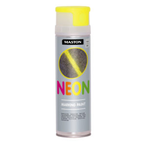 Maston Merkkausvärispray Neon Keltainen 500ml