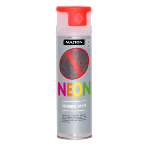 Maston Merkkausvärispray Neon Punainen 500ml