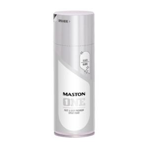 Maston Spraymaali One Kiiltävä Hopea 400ml