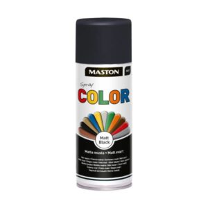 Maston Spraymaali Color Matta Musta 400ml