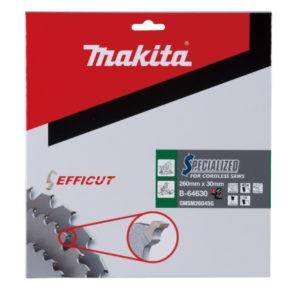 Makita Pyörösahanterä 260x30x1,45mm Z-45