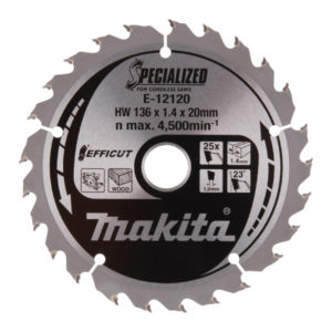 Makita Pyörösahanterä 136x20x1,4mm Z-25