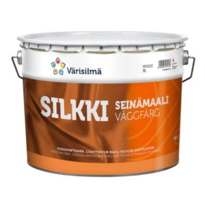 Värisilmä Silkki A 9l VSSILKA0160 - VÄRISILMÄ SILKKI HIMMEÄ SISUSTUSMAALI Säilyttää hyvin himmeytensä myös sivusta katsottuna.