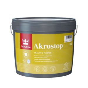 Tikkurila Akrostop Eristyspohjamaali Valkoinen 3L