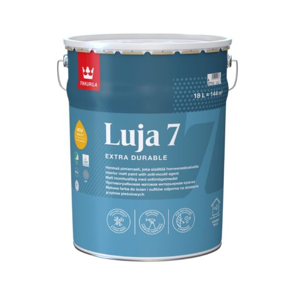 Tikkurila Luja 7 Sisäseinämaali Valkoinen A 18l