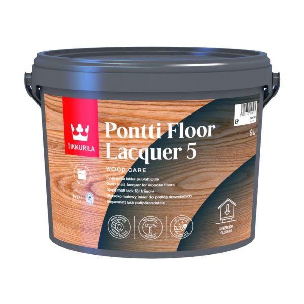 Tikkurila Pontti Floor Lacquer 5 Puulattialakka 9L