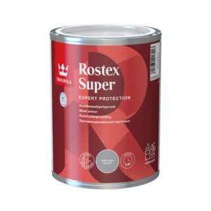 Tikkurila Rostex Super Ruosteenestomaali Vaaleanharmaa 1L