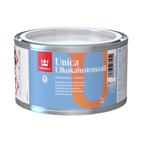 Tikkurila Unica ulkokalustemaali tarjoaa pitkäkestoisen suojan ja näyttävän lopputuloksen kaikille ulkokalusteille.